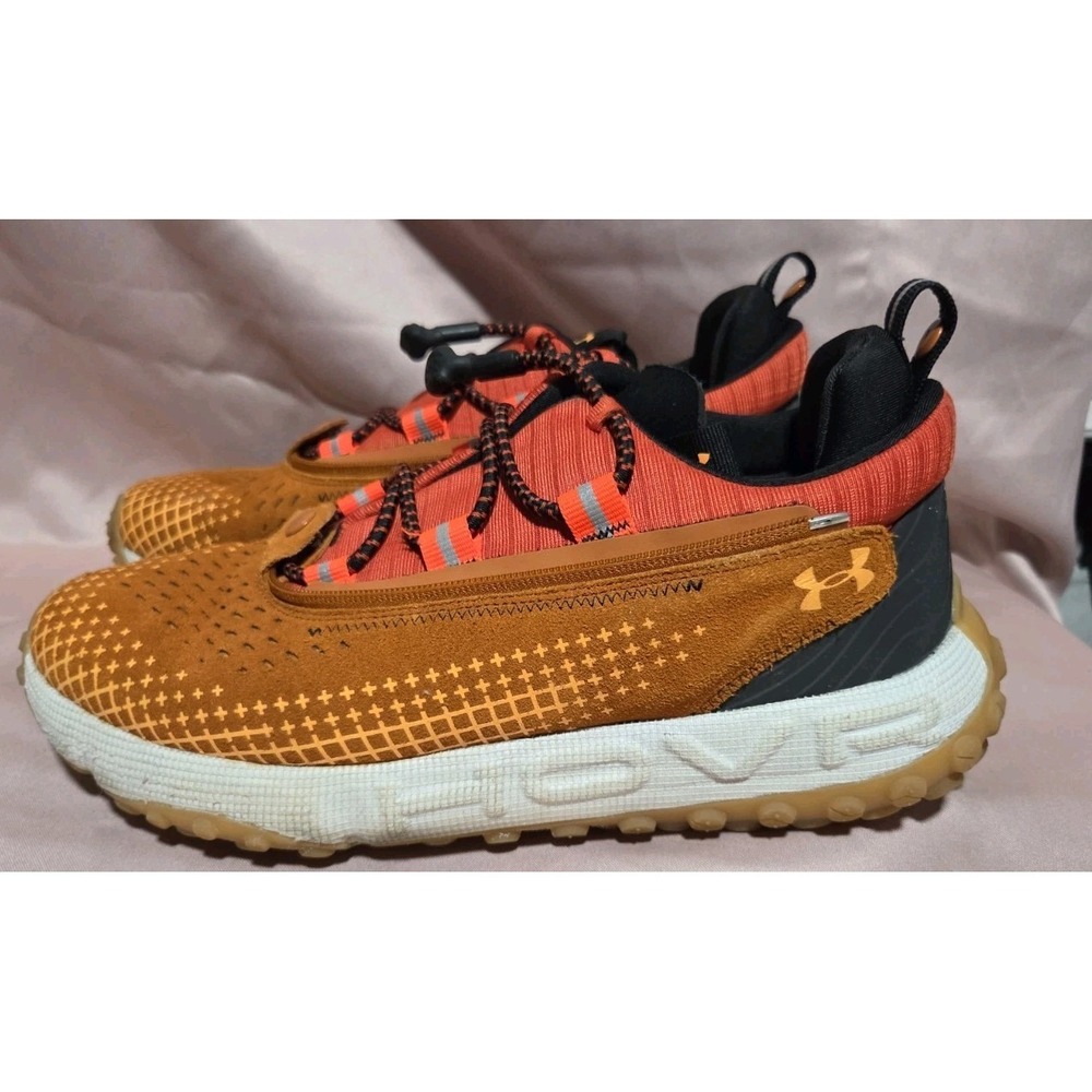 Under Armour HOVR Shoes Mens Size 12 Brown Orange Trail Michelin